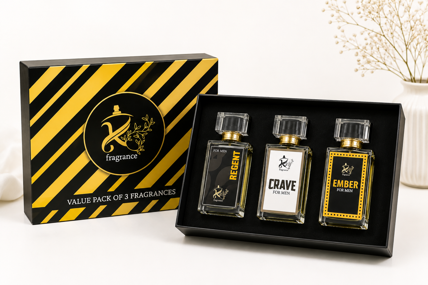 GK Fragrance – Value Pack of 3 Fragrances (50ML x 3)